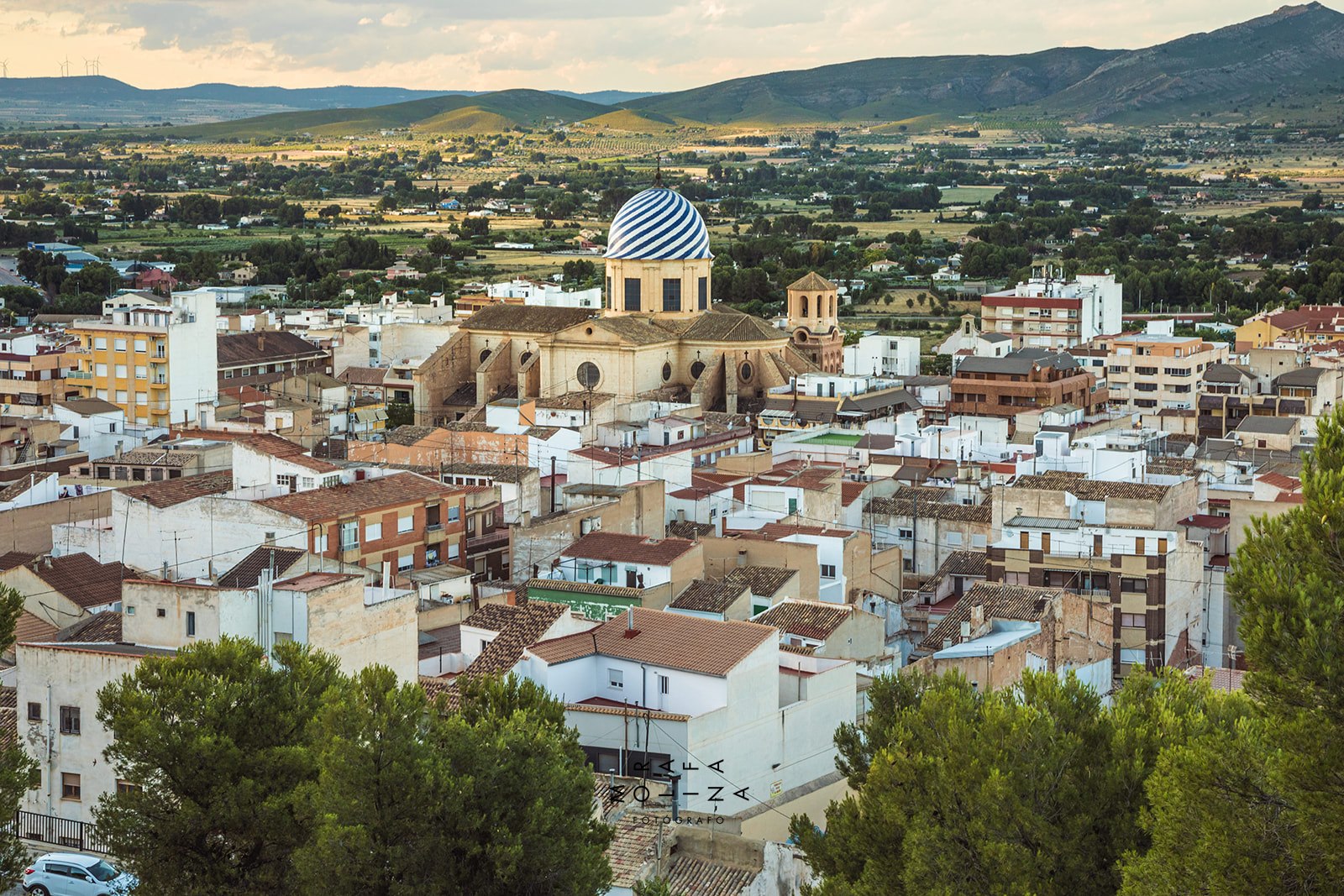 Yecla desde el mirador