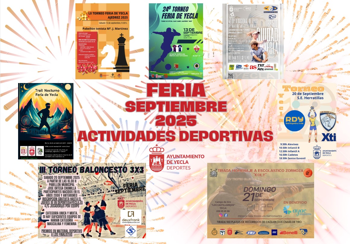Cartel actividades Feria 2025