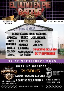 Cartel BDP Final Nacional