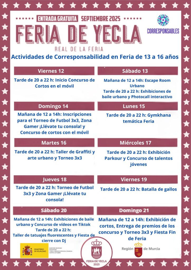 Nuevo Cartel de 13 a 16 años (2)