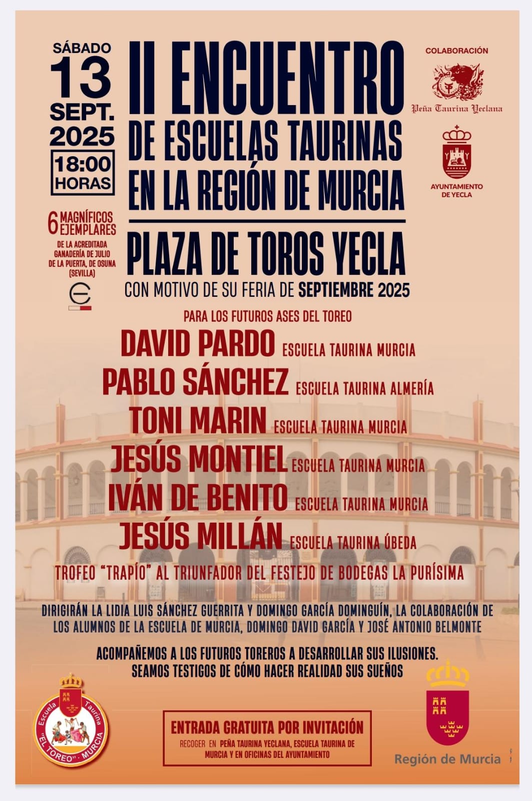 Cartel escuela taurina