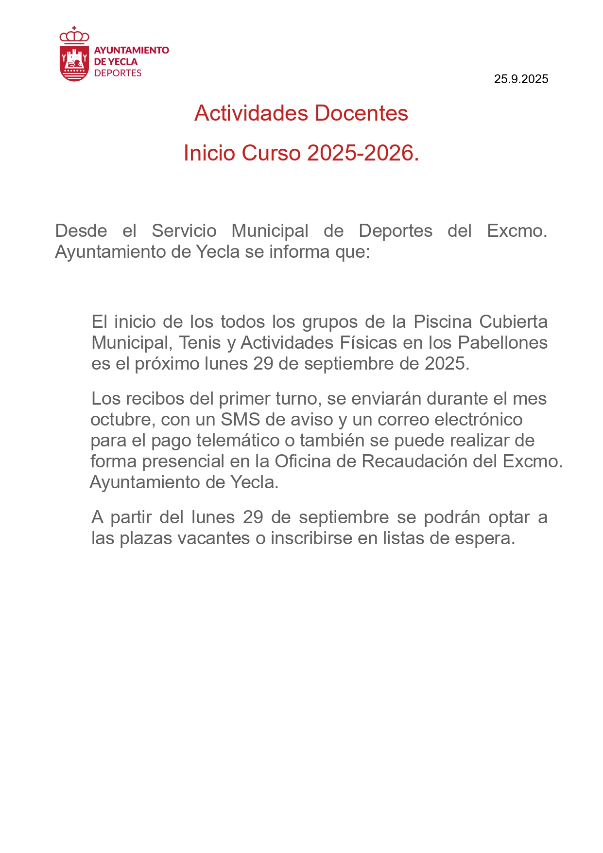 NOTA INFORMATIVA COMIENZO DEL CURSO 25-26_page-0001
