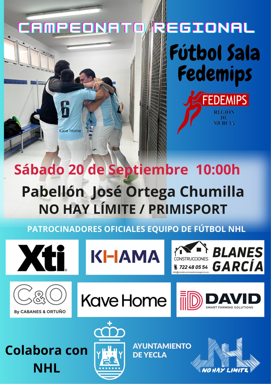 No hay limite partido futbol 20 sept