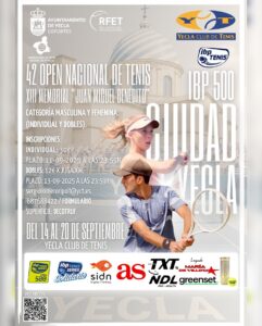 Cartel 42 Open Nacional de Tenis