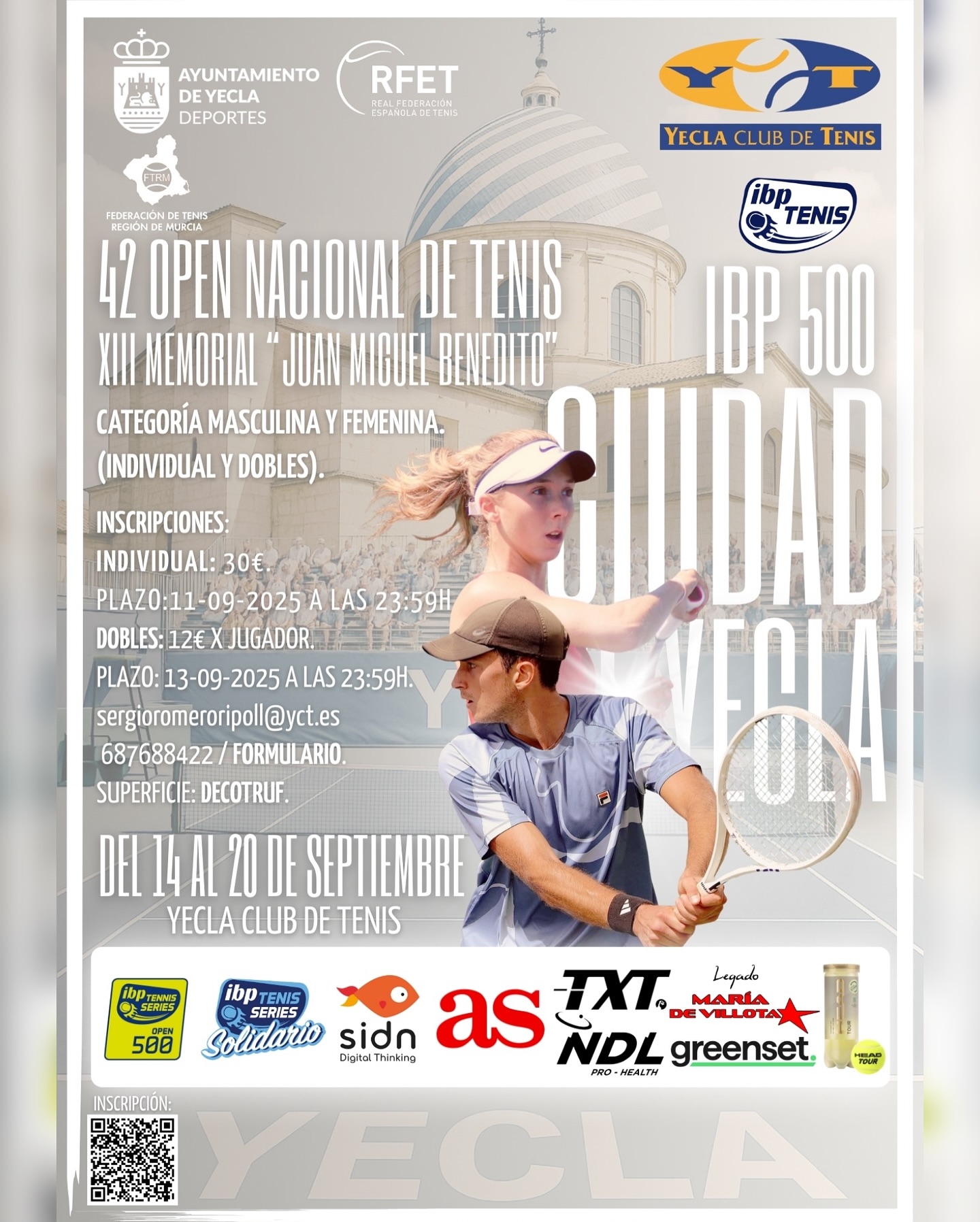 Cartel 42 Open Nacional de Tenis