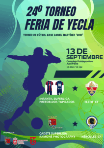Cartel Torneo de Fútbol Feria de Yecla