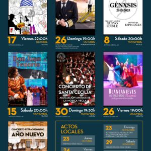 Cartel Programación Teatro octubre diciembre 2025_imagen redi.