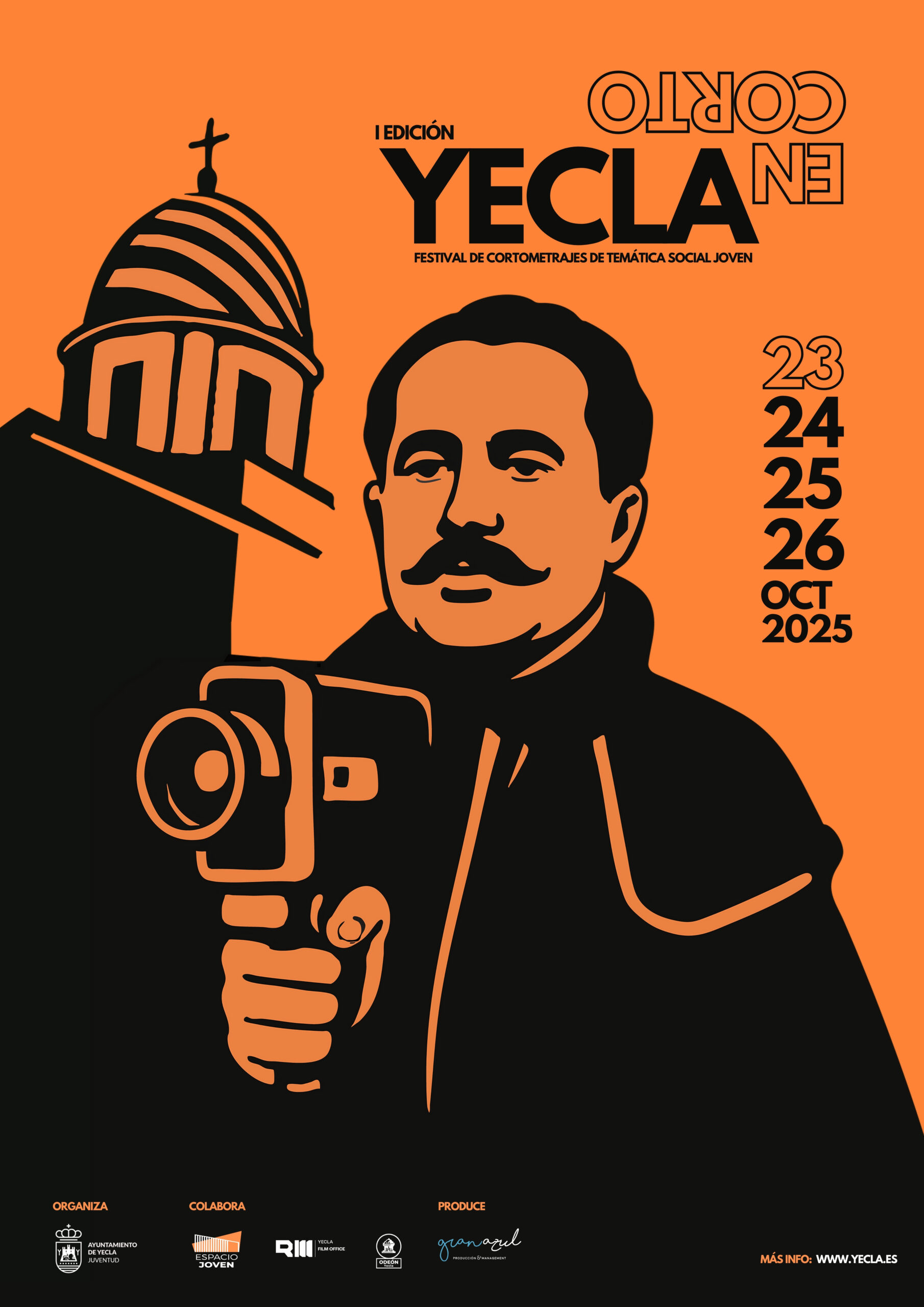 Cartel festival Yecla en Corto