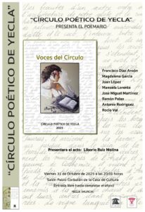 Circulo poetico Poemario Voces del Círculo 31 oct