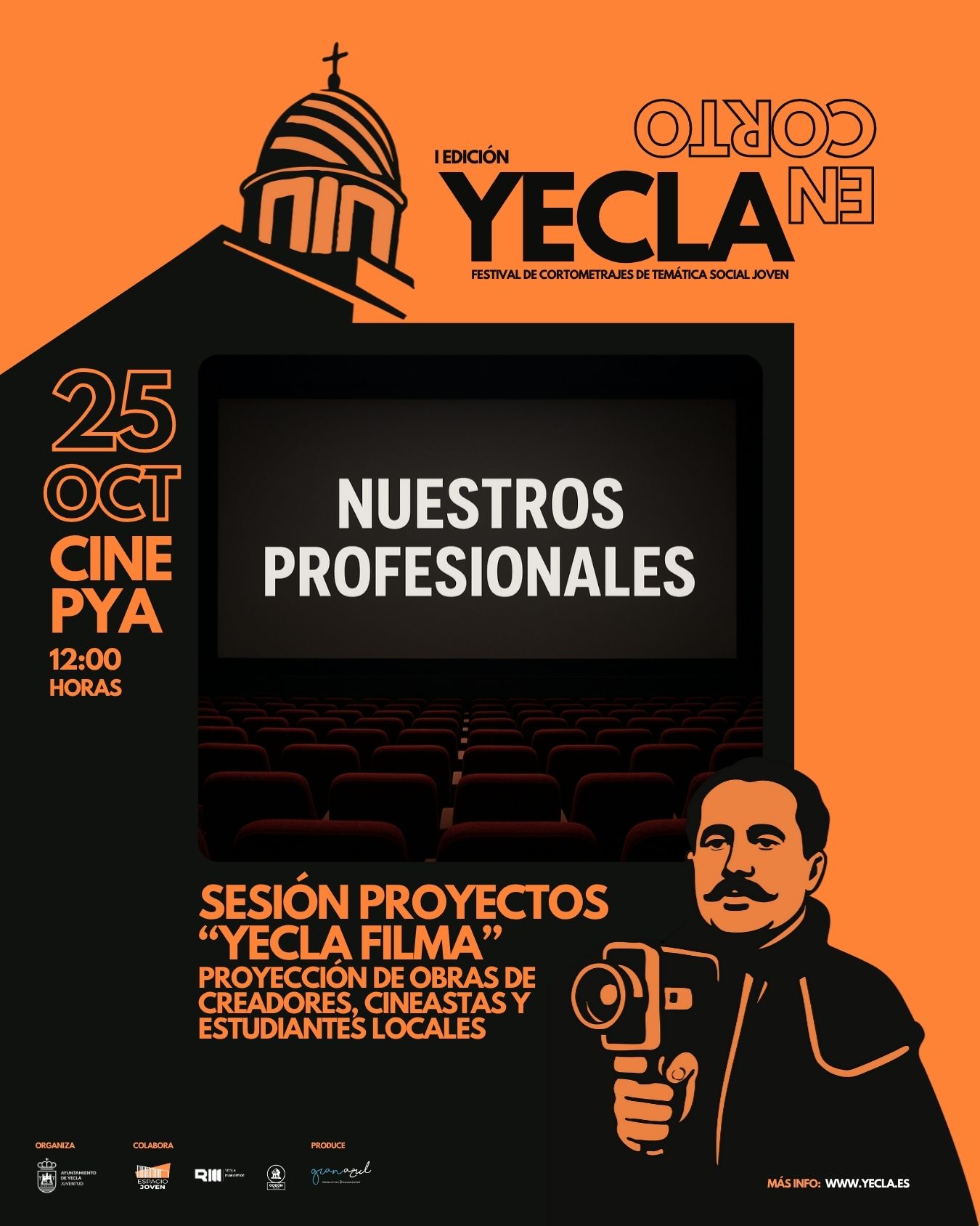 Cortos profesionales locales 25 oct