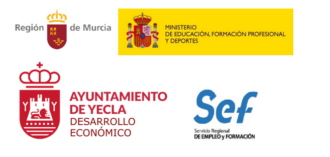 Logos SEF, Desarrollo Económico, Región de Murcia y Ministerio