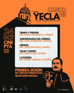 Proyeccion Cortos PYA 24 oct Yecla en Corto