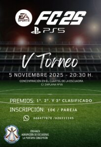 V Torneo FC25 Play Escuadra Purisima 5 nov