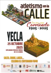 cartel actividada atletismo en la calle 251025