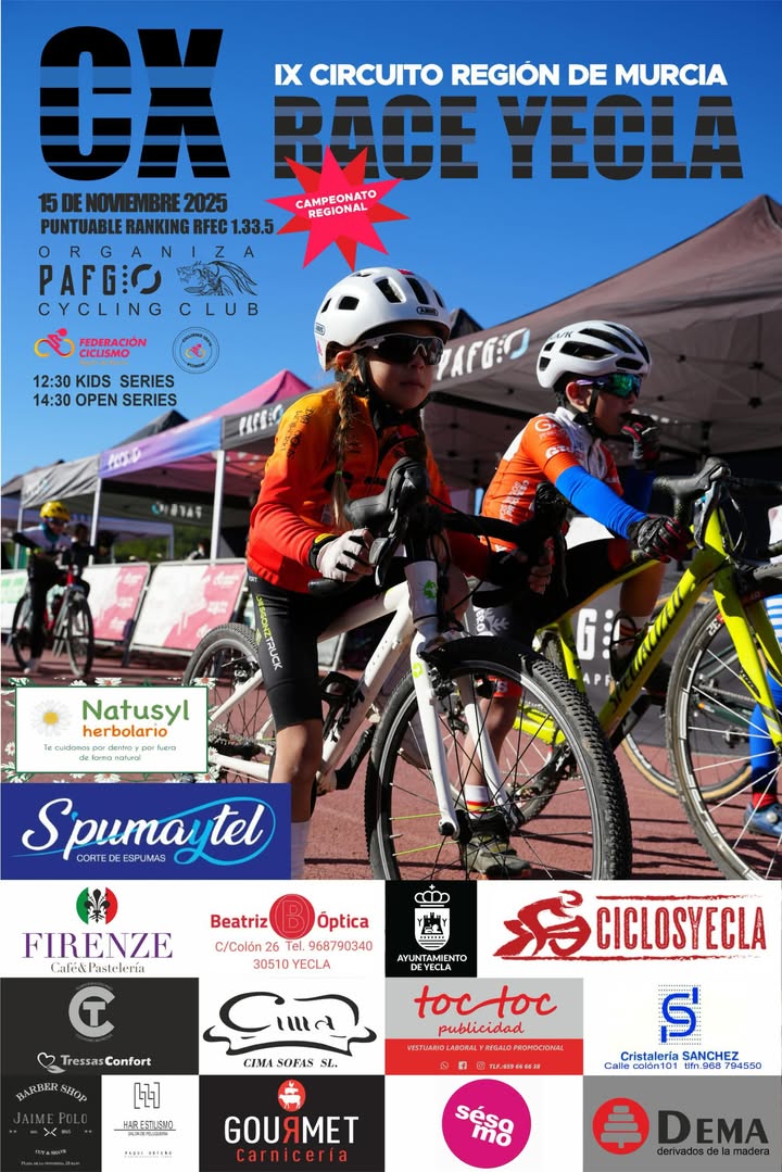 CX Race Yecla Campeonato Regional 15 nov