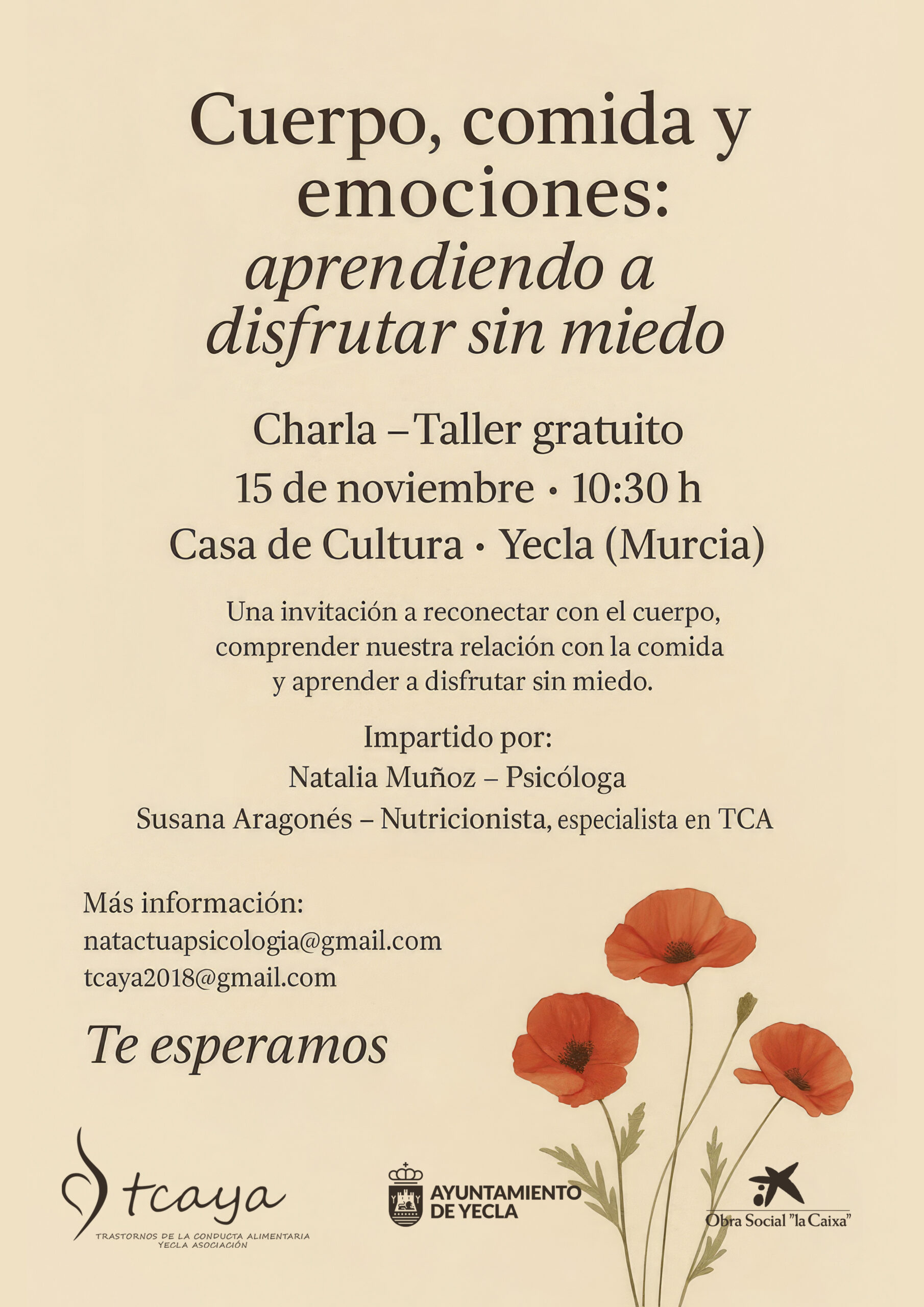 Cartel Charla 15 nov