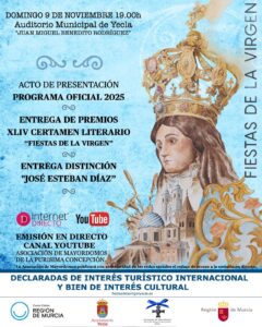 Cartel Programa oficial Fiestas Virgen