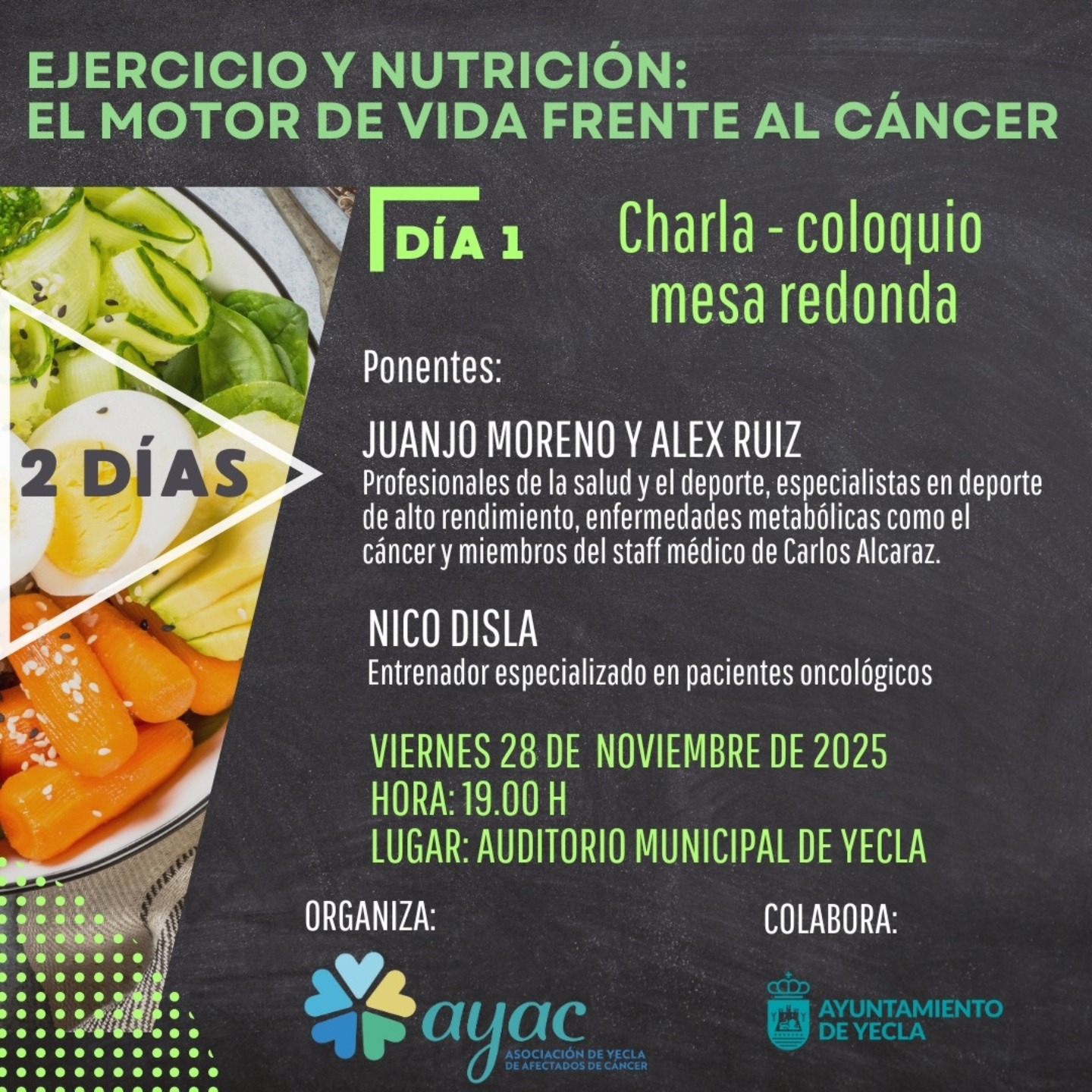 Charla Ayac Ejercicio y nutricion 28 nov