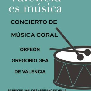 Concierto musica coral San Jose artesano 15 nov