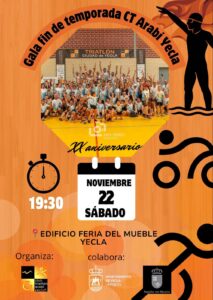 Gala XX Aniversario CT Arabí - Yecla