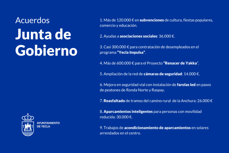 Acuerdos Junta de Gobierno