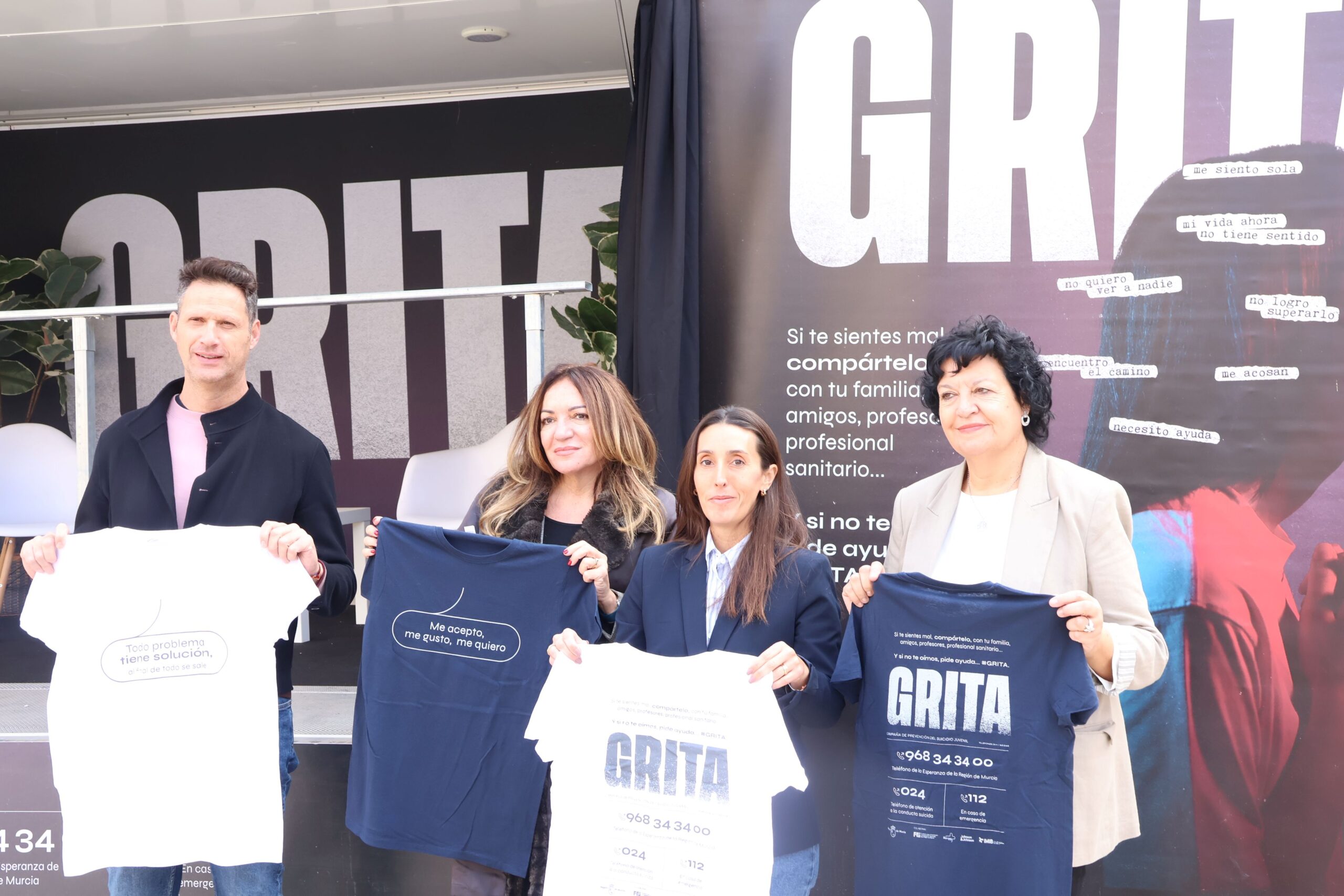 Campaña Grita contr el suicidio