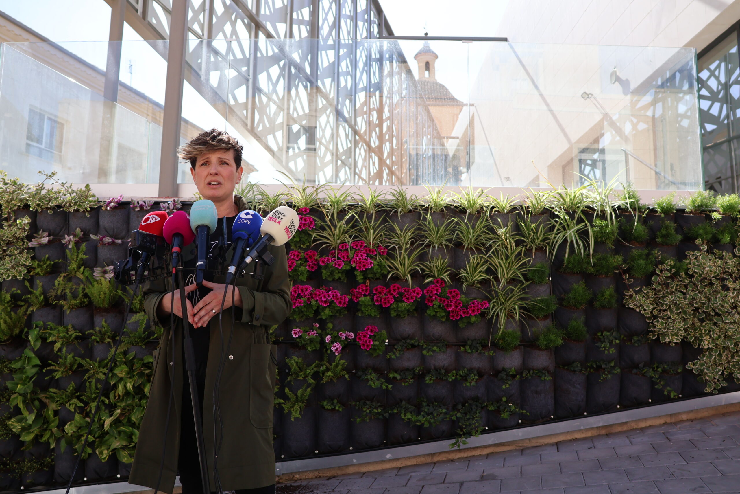 jardin vertical mercado central