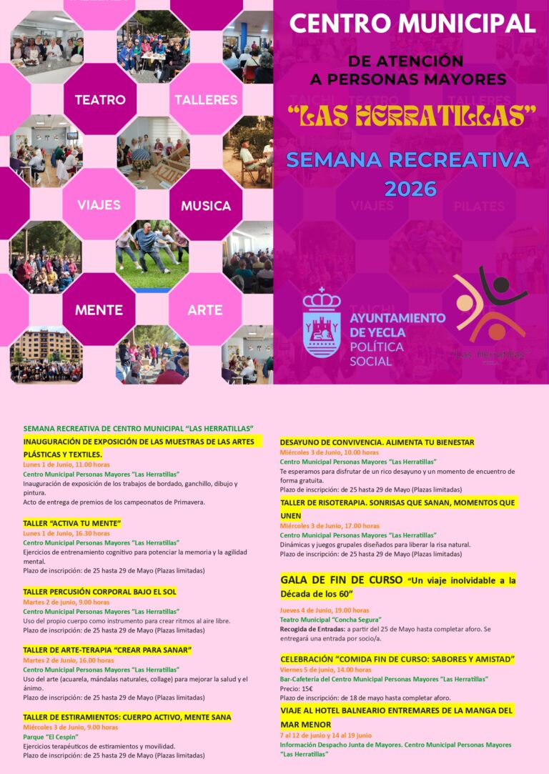 Cartel Semana Recreativa Mayores Herratillas_fin de curso