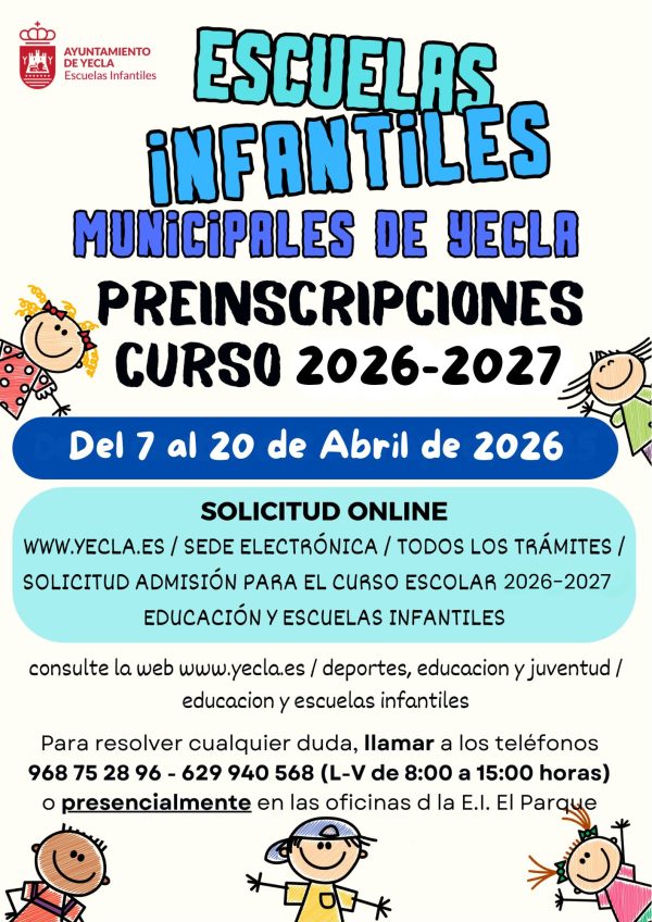 cartel preinscripciones